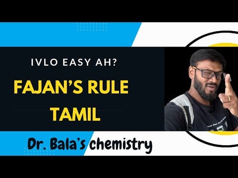 Recent post by Dr. Bala's Chemistry BALANAGA KARTHIK