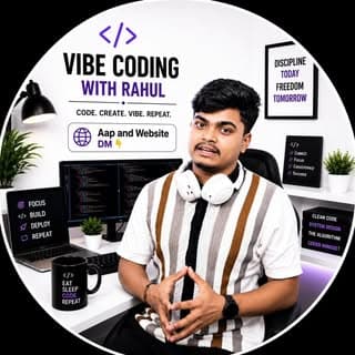 Vibe Coding With Rahul