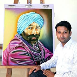 Artist Deepchand Sahu