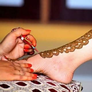Jinali Mehndi_ mackup