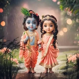 ・゚✧ 🎀 राधा कृष्णा 🎀 ✧゚・