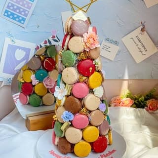 Cake Bakery Kue Ultah BANDAR LAMPUNG • Macarons Mille Crepes